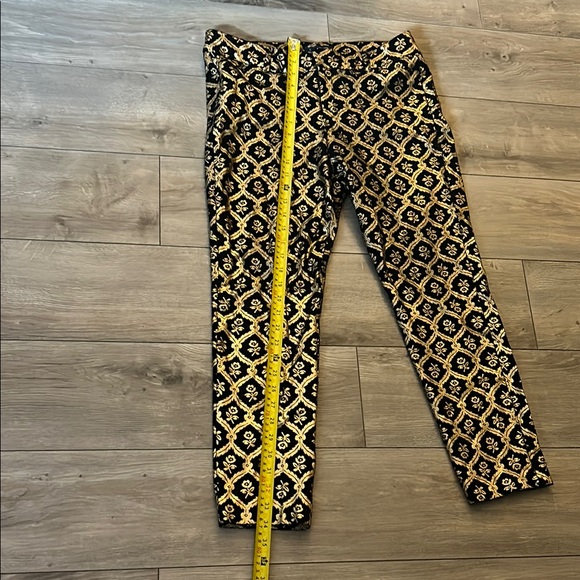 Old Navy Black and Gold Geometric Straight Leg Jumpsuit - Picture 8 of 16